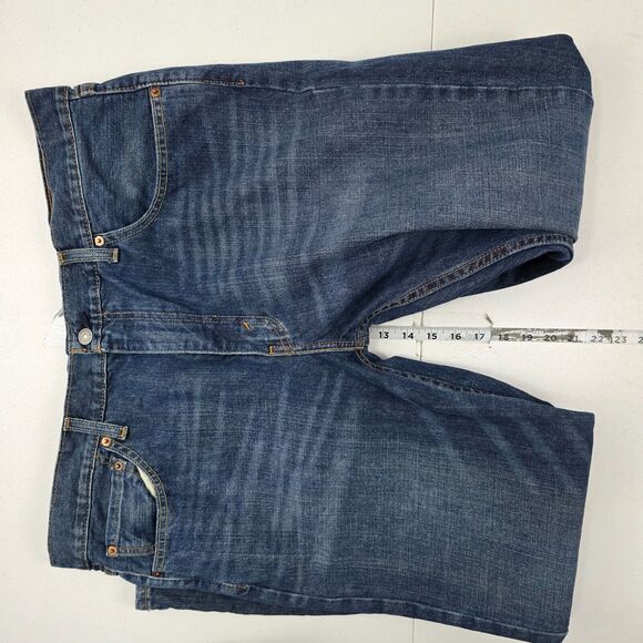 Levi's 527 Bootcut Jeans Dark Wash W38 L30 Denim Pants 4391 - Picture 9 of 12